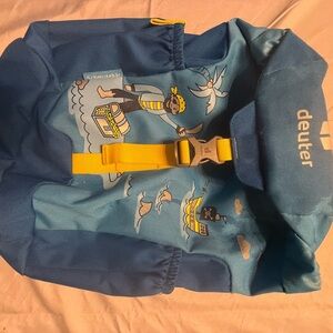 Deuter Kids Adventure Backpack in Blue pirates